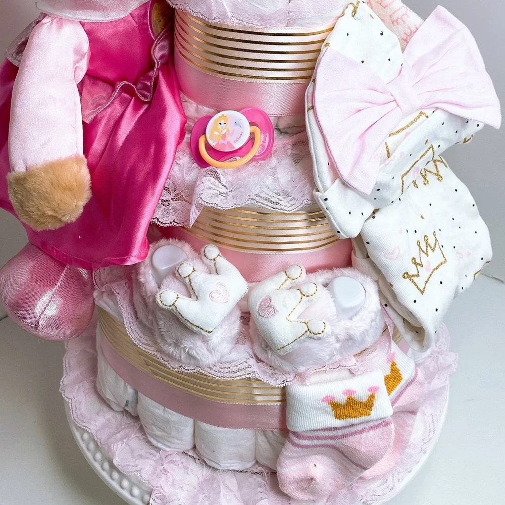 Princess Diaper Cake